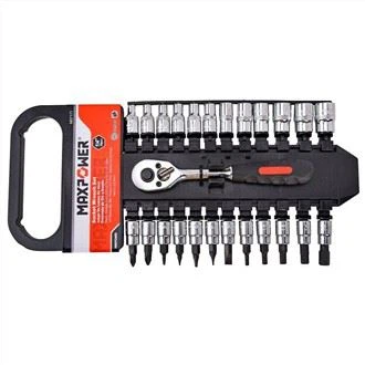 Set di chiavi a bussola da 25 pezzi da 1/4".