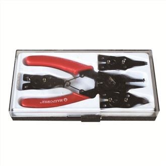 Set di pinze per anelli elastici 4 pezzi