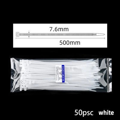 Fascette in nylon 50 strisce 8*500 mm